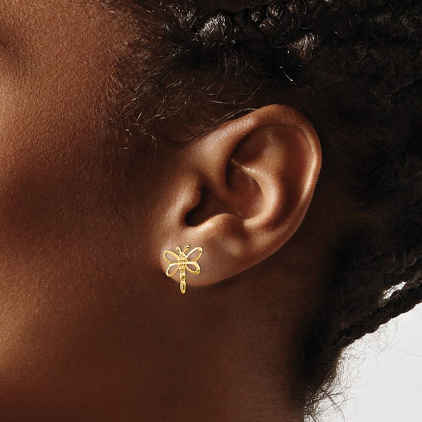 14k Madi K Dragonfly Post Earrings