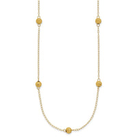 14k Bead Necklace
