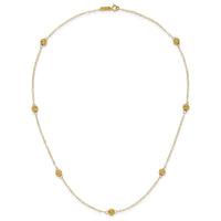 14k Bead Necklace