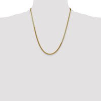 14k 3mm Silky Herringbone Chain