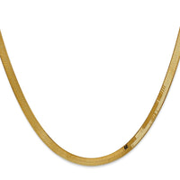 14k 4mm Silky Herringbone Chain