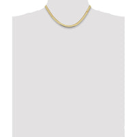14k 5.5mm Silky Herringbone Chain