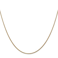 14k .8mm Round Snake Chain