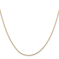 14k .9mm Round Snake Chain