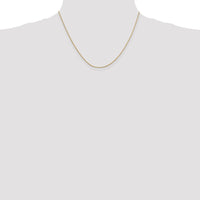 14k .9mm Round Snake Chain