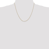 14k .9mm Round Snake Chain