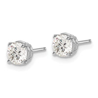 14kw 1.00ct I1 J-K Diamond Stud Push-on Post Earrings