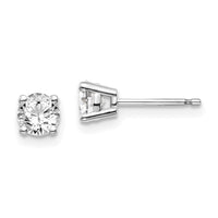 14kw .70ct I1 J-K Diamond Stud Push-on Post Earrings