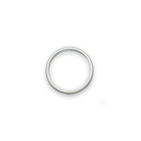 14k White Gold 1.5mm Milgrain Band