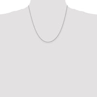 14k WG 1.30mm D/C Machine-made Rope Chain