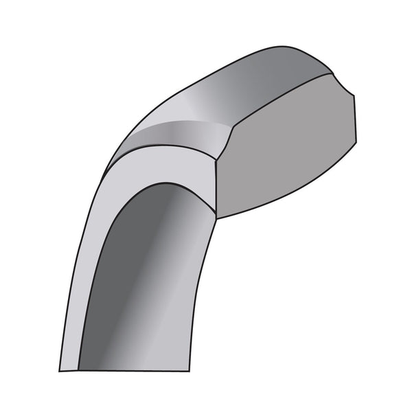 Sterling Silver Rhodium-plated 4mm Bevel Edge Size 4.5 Band