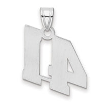 14kw Polished Block Number 41 Pendant