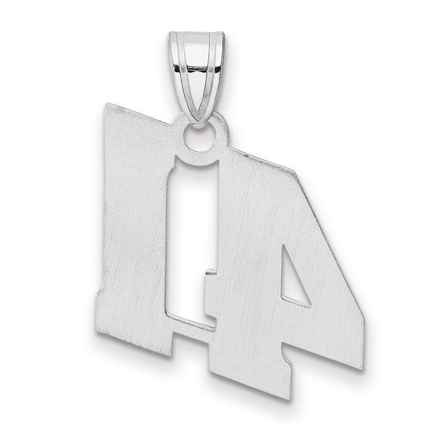 14kw Polished Block Number 41 Pendant