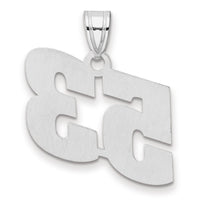 14kw Polished Block Number 53 Pendant