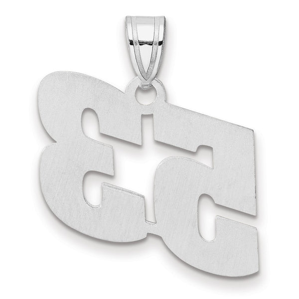 14kw Polished Block Number 53 Pendant