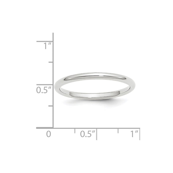 14KW 2mm Standard Comfort Fit Band Size 4.5