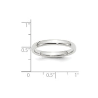 14KW 3mm Standard Comfort Fit Wedding Band Size 10