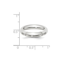 14KW 4mm Standard Comfort Fit Wedding Band Size 4.5