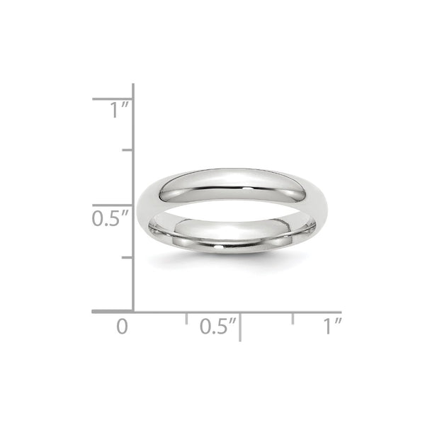 14KW 4mm Standard Comfort Fit Wedding Band Size 10