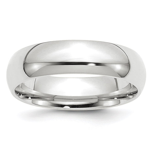 14KW 6mm Standard Comfort Fit Wedding Band Size 10