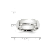 14KW 7mm Standard Comfort Fit Wedding Band Size 10