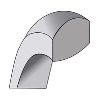 Sterling Silver Rhodium-plated 10mm Comfort Fit Size 12 Band