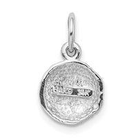 14k White Gold Soccer Ball Charm