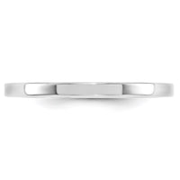 14KW 2mm Standard Flat Comfort Fit Band Size 10