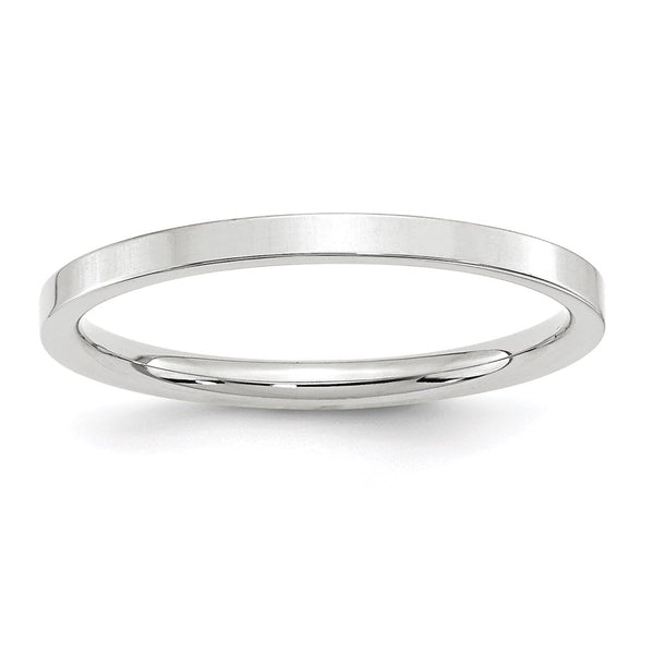 14KW 2mm Standard Flat Comfort Fit Band Size 10