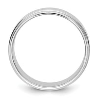 14KW 7mm Flat with Step Edge Band Size 6