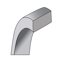 Sterling Silver Rhodium-plated 10mm Flat Size 10.5 Band