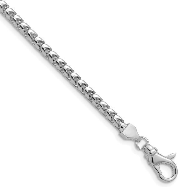 14k White Gold 3mm Franco Chain