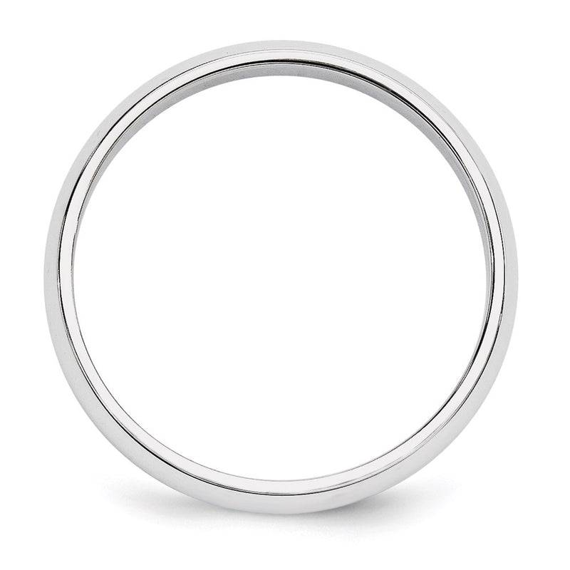 14KW 5mm Half-Round Wedding Band Size 11
