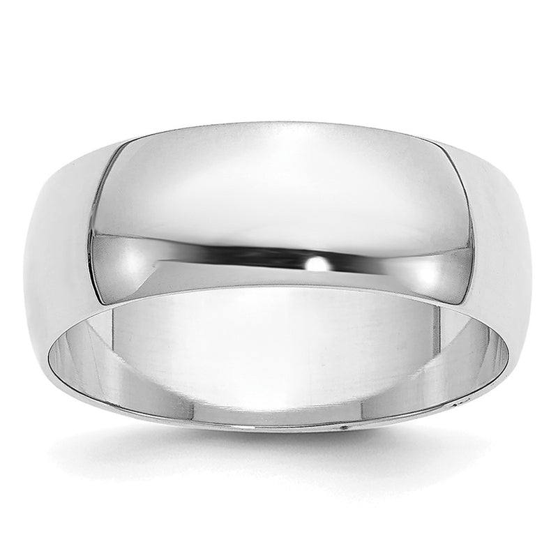 14KW 6.5mm Half Round Band Size 8.5