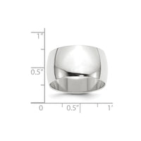 14KW 12mm Half Round Band Size 12.5