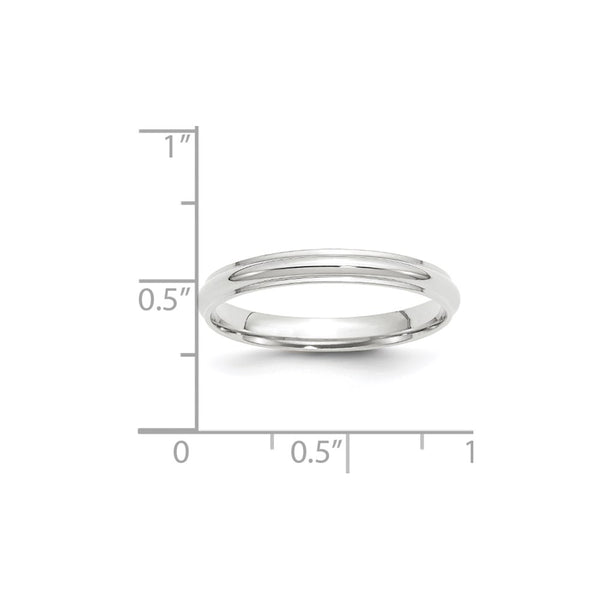 14KW 3mm Half Round with Edge Band Size 11