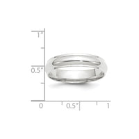 14KW 5mm Half Round with Edge Band Size 7