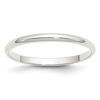 14KW 2mm LTW Half Round Band Size 13.5
