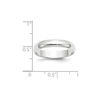 14KW 4mm LTW Half Round Band Size 12.5