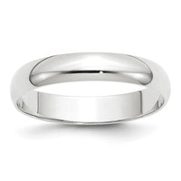 14KW 4mm LTW Half Round Band Size 12.5