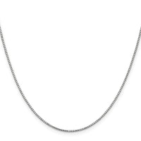 14k White Gold 1.1mm Box Chain