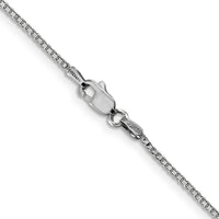 14k White Gold 1.1mm Box Chain