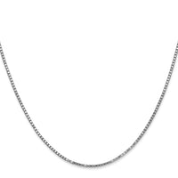 14k White Gold 1.3mm Box Chain