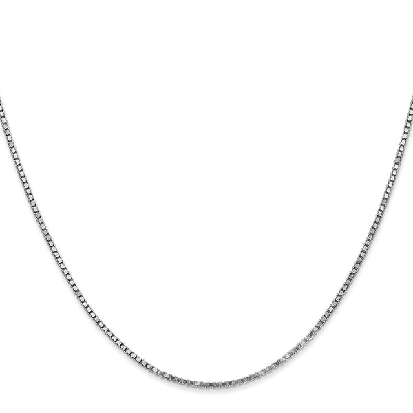 14k White Gold 1.3mm Box Chain