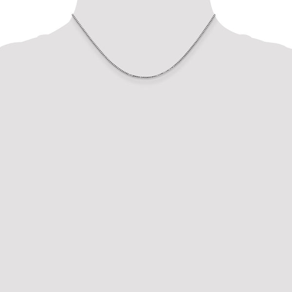 14k White Gold 1.3mm Box Chain