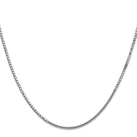 14k White Gold 1.5mm Box Chain