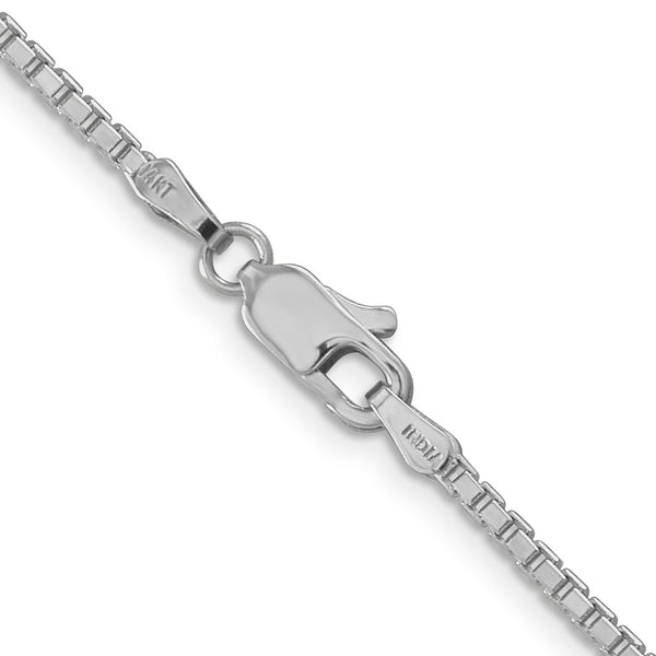 14k White Gold 1.9mm Box Chain