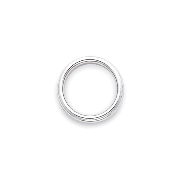 14KW 3mm Milgrain Half Round Band Size 5