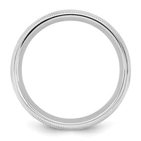14KW 5.5mm Milgrain Comfort Fit Band Size 6