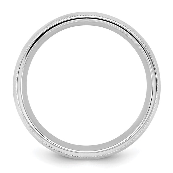14KW 5.5mm Milgrain Comfort Fit Band Size 6